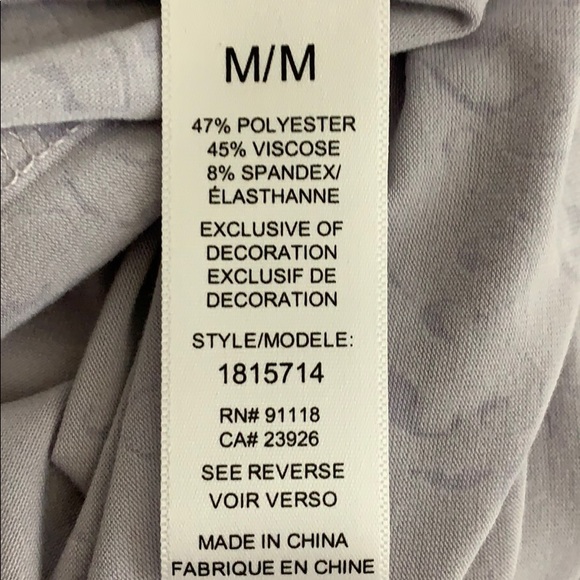 NWOT Jones NY sleep wear light lavender size med. - Picture 7 of 8